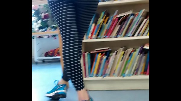 Teen PAWG Ass In Leggings At The College Library
