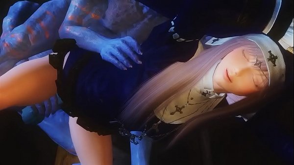 3D Purple Hair Princess Gets Fucked by Monsters
