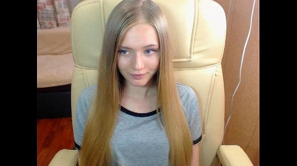 Cute Blonde Teen Girl Stripping On Webcam