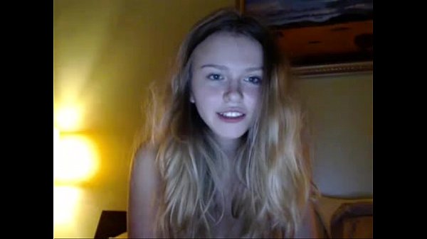 Pretty Blonde College Girl Masturbating On Webcam