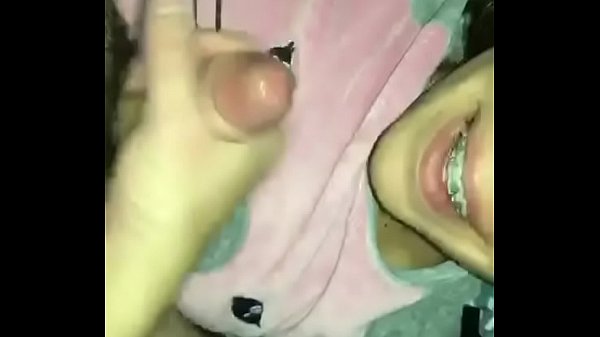 Sexy Teen Girl With Braces Getting Cum In Mouth